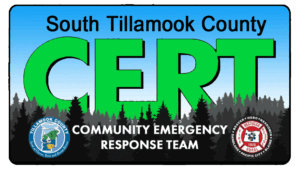 logo for the South Tillamook County CERT program.